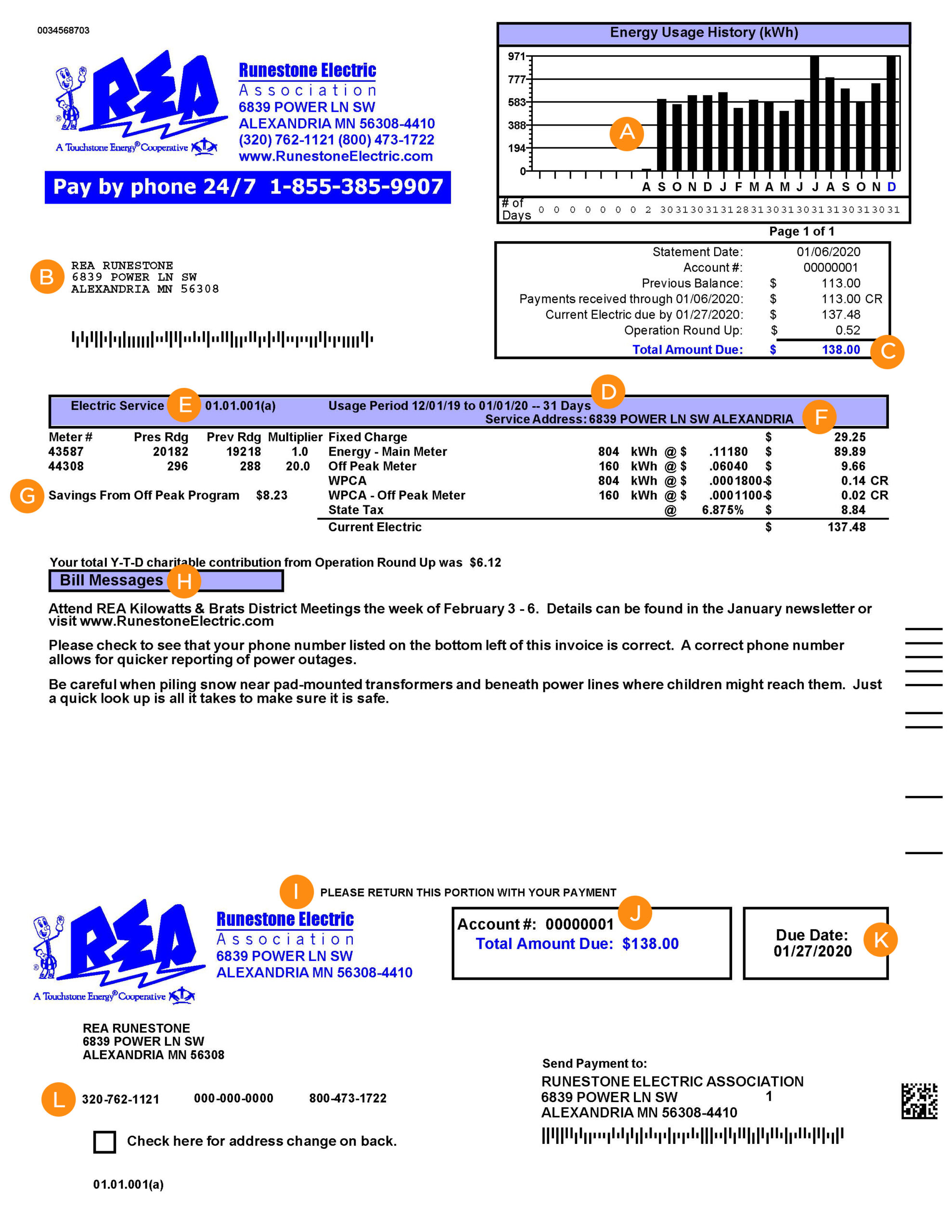 Understanding Your Bill | Runestone Electric Association